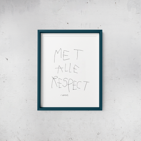 15. Met alle respect