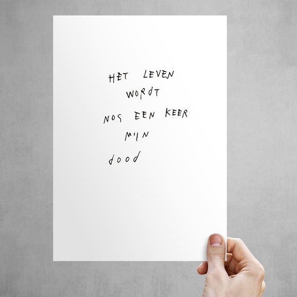 28. Het Leven wordt nog een keer mijn Dood