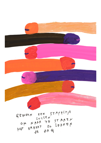 28. Stapeltje lullen