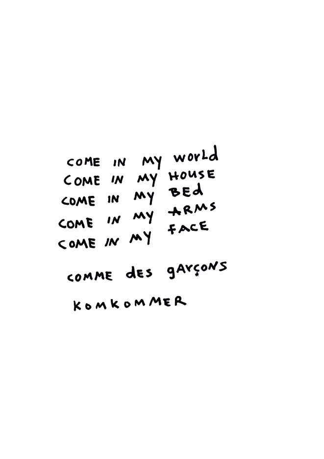 Come in my world